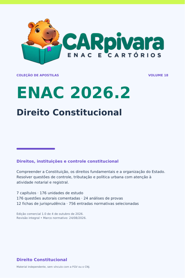 Capa do Volume 18: Direito Constitucional